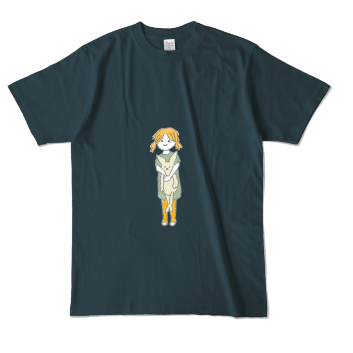 カラーTシャツ - L - デニム (濃色)
