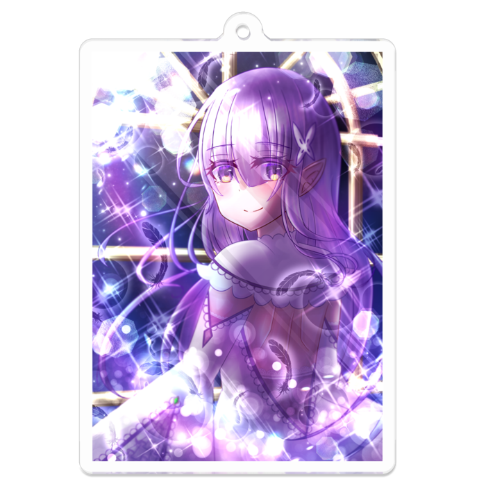 アクリルキーホルダー - 70 x 70 (mm)