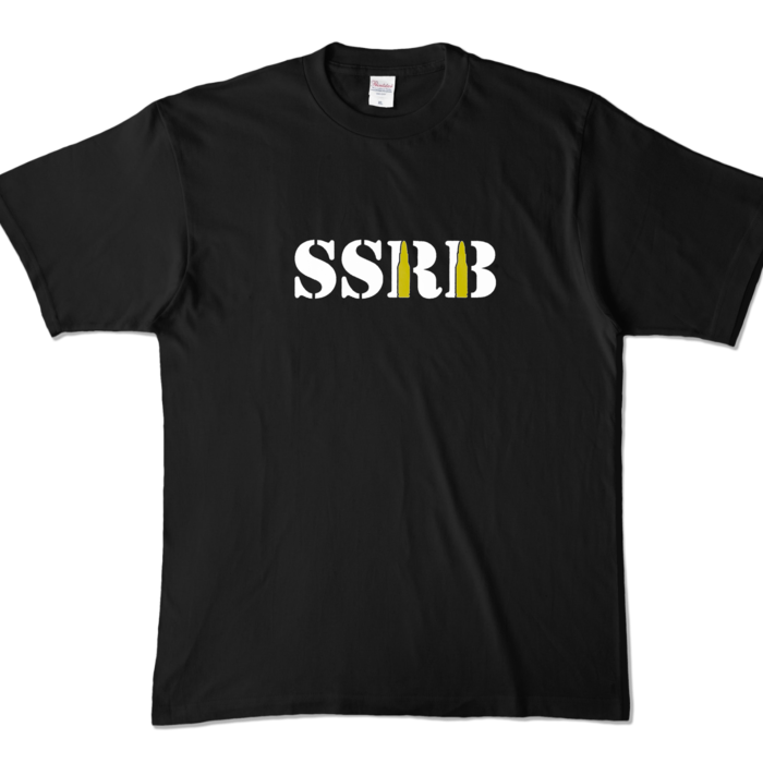 SSRBデザインTシャツ - XL - ブラック (濃色)