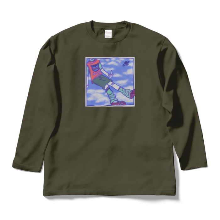 ロングスリーブTシャツ - L - アーミーグリーン