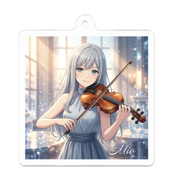 アクリルキーホルダー - 50 x 50 (mm)