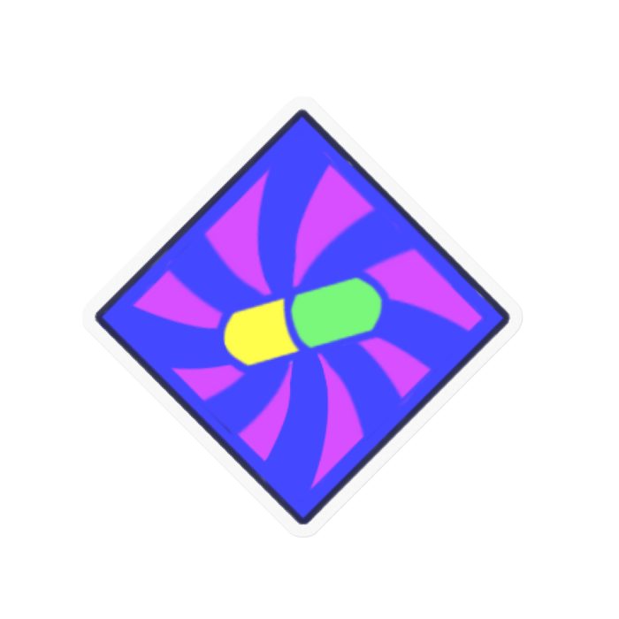 ステッカー - 100 x 100 (mm)(1)