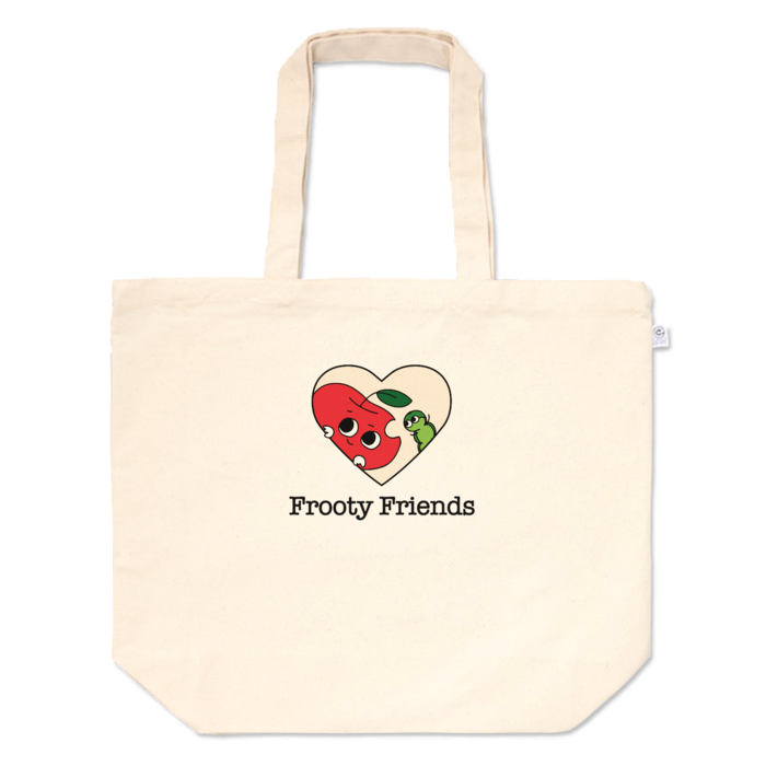 りんごのトートバッグL