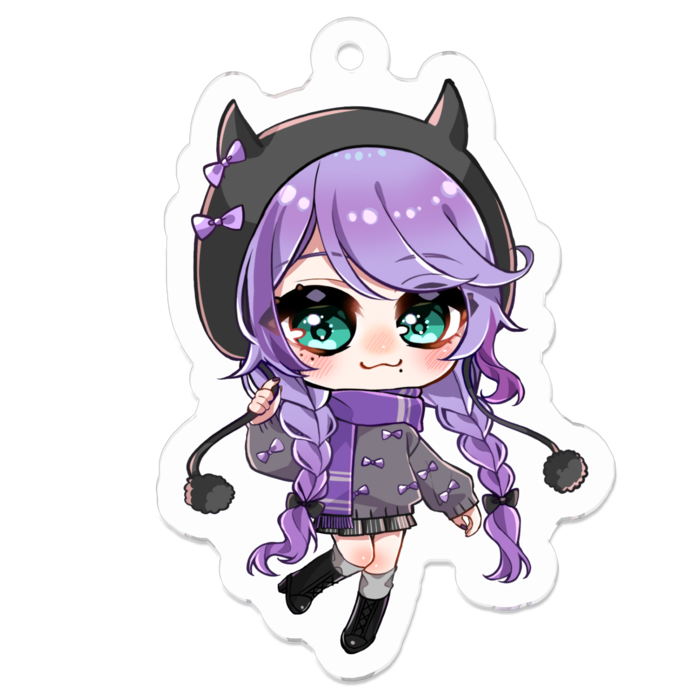 アクリルキーホルダー - 50 x 50 (mm)