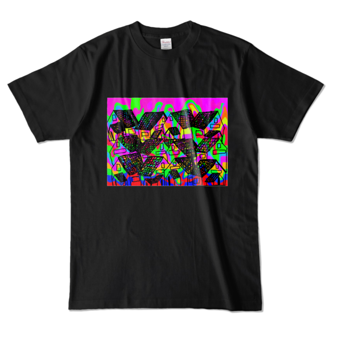 カラーTシャツ - L - ブラック (濃色)