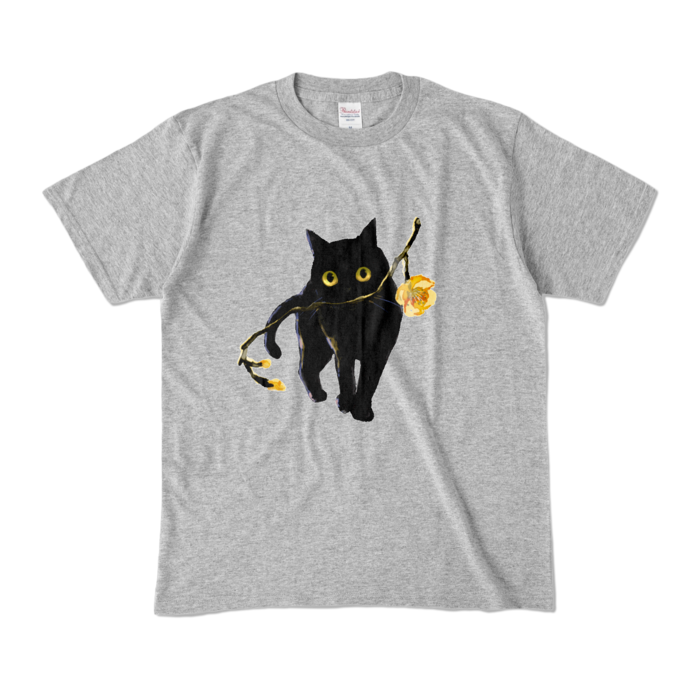 カラーTシャツ - M - 杢グレー (濃色)