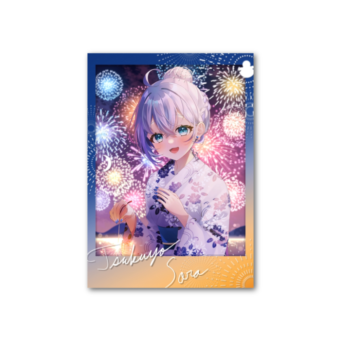 フォト風カード - 縦 - 片面