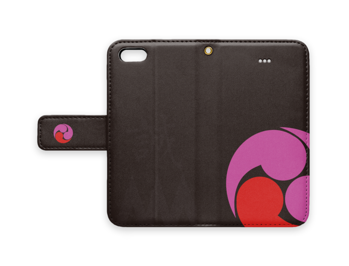 手帳型iPhoneケース - iPhone5 - ストラップ穴 あり