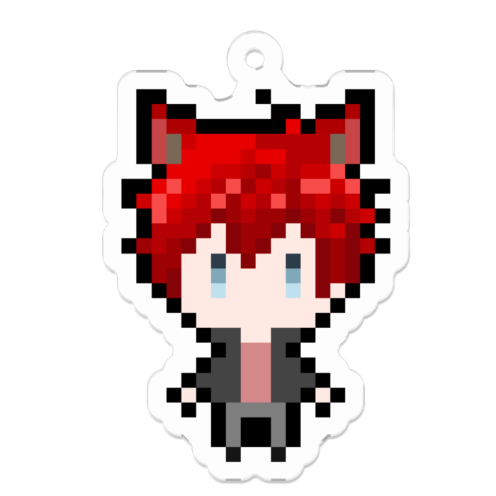 赤猫 - 50 x 50 (mm)
