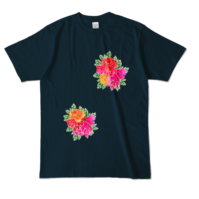 カラーTシャツ - L - ネイビー (濃色)