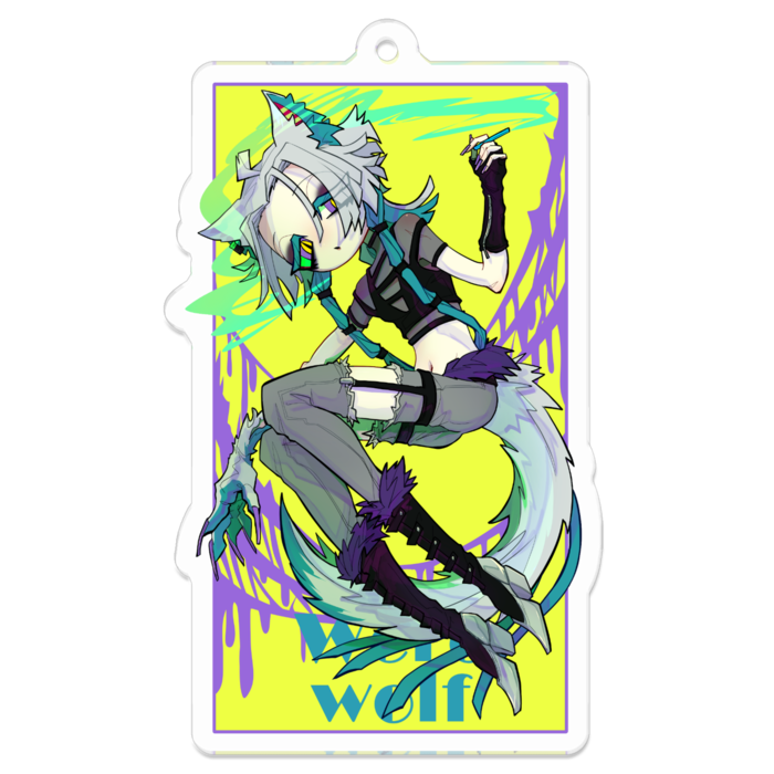 アクリルキーホルダー - 70 x 70 (mm)