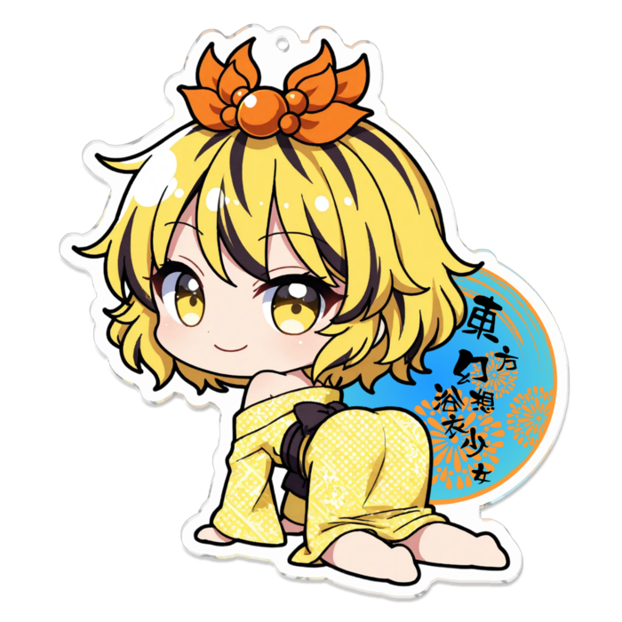 アクリルキーホルダー - 100 x 100 (mm)