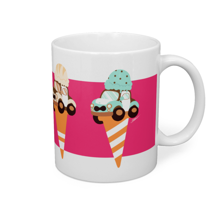 マグカップ - 直径 8 cm / 高さ 9.5 cm