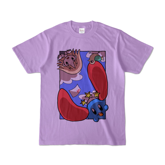カラーTシャツ - S - ライトパープル (淡色)