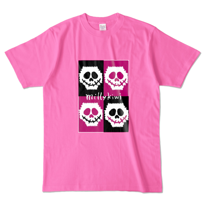 カラーTシャツ - L - ピンク (濃色)