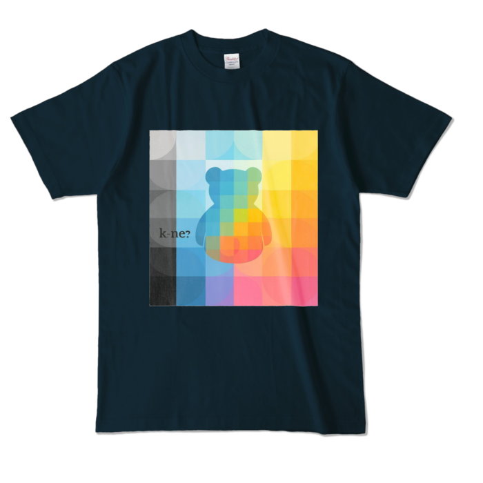 カラーTシャツ - L - ネイビー (濃色)
