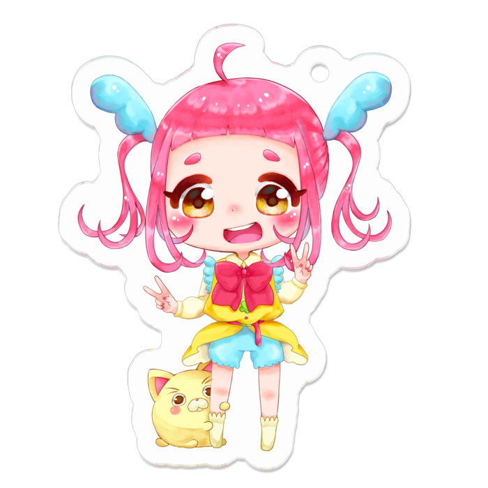 アクリルキーホルダー - 50 x 50 (mm)