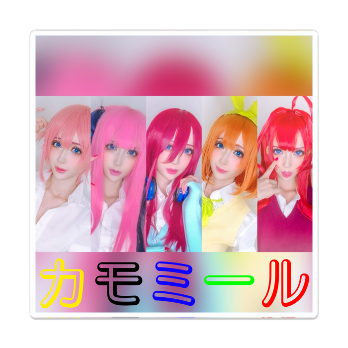 五つ子アクリルバッジ - 100 x 100 (mm)