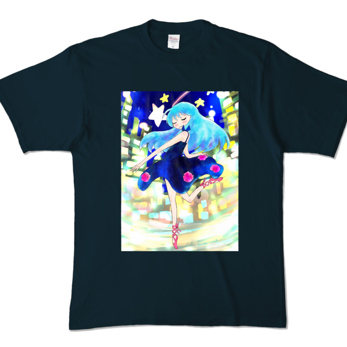カラーTシャツ - XL - ネイビー (濃色)
