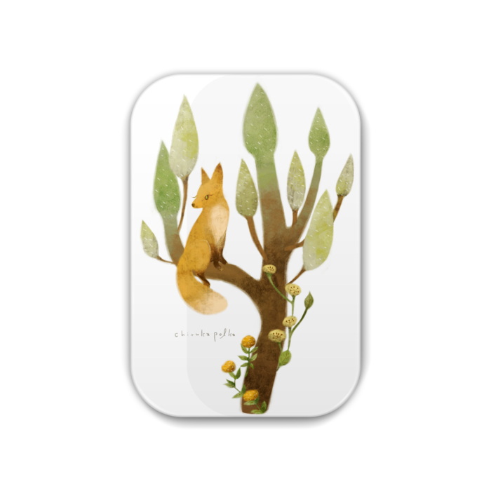 白 - 角丸 51x76mm