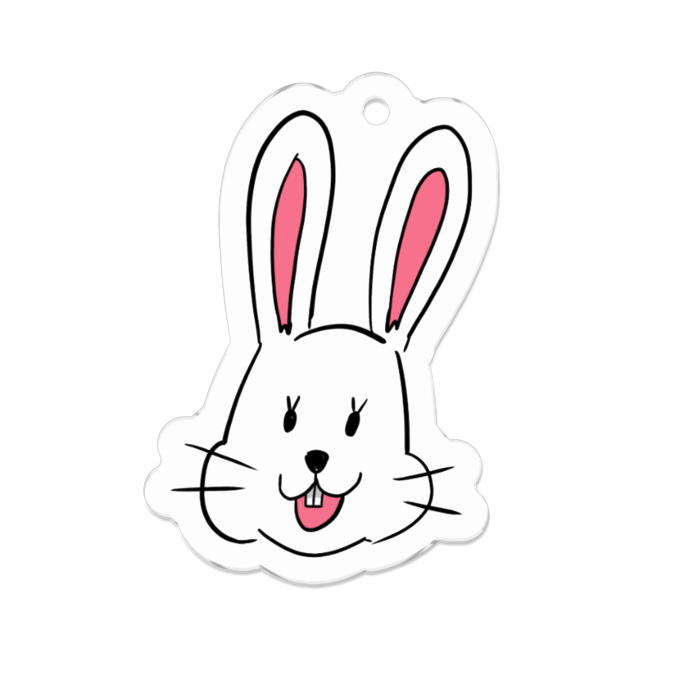 アクリルキーホルダー - 50 x 50 (mm)