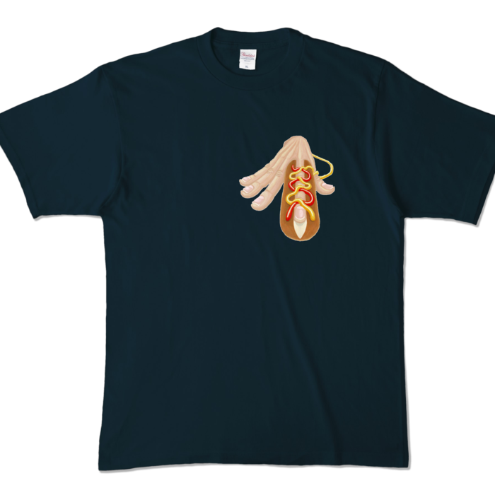 カラーTシャツ - XL - ネイビー (濃色)