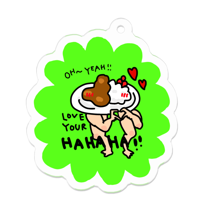 HAHAHA - 50 x 50 (mm)