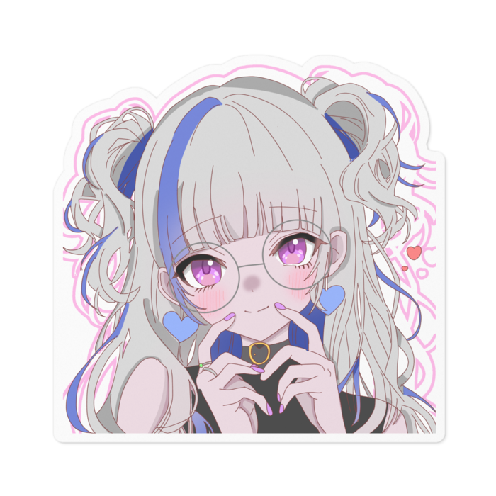 ステッカー - 100 x 100 (mm)