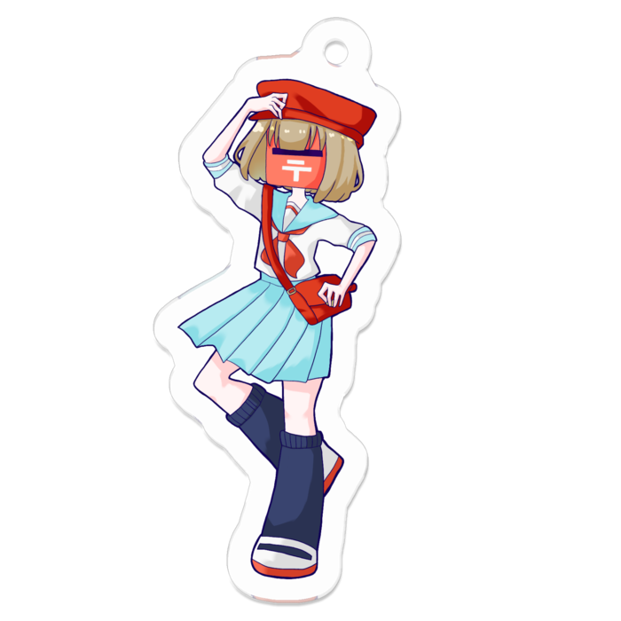 アクリルキーホルダー - 50 x 50 (mm)