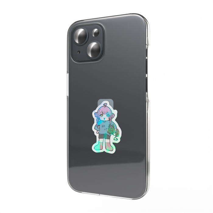 ホログラムスマホステッカー - 縦