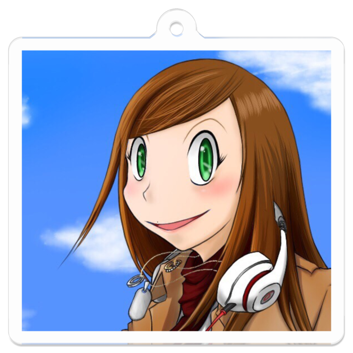 アクリルキーホルダー - 50 x 50 (mm)