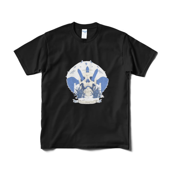 Tシャツ ブラック デザインB サイズM