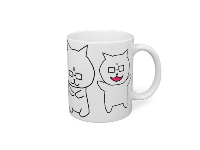 マグカップ - 直径 8 cm / 高さ 9.5 cm