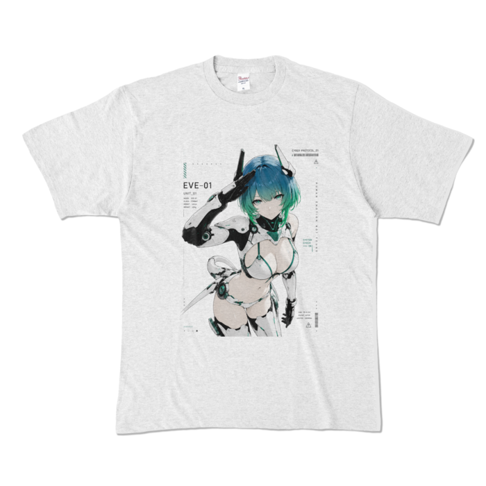 カラーTシャツ - XL - アッシュ (淡色)