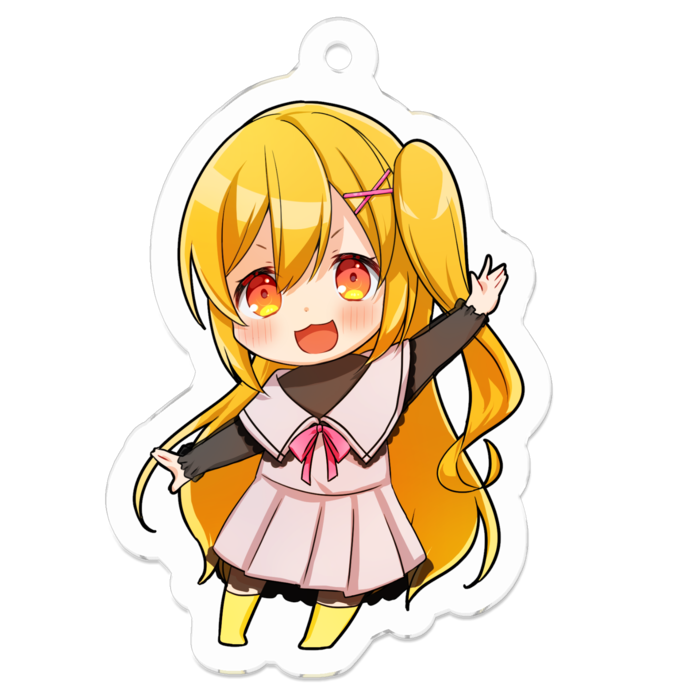 アクリルキーホルダー（コーティング） - 50 x 50 (mm)