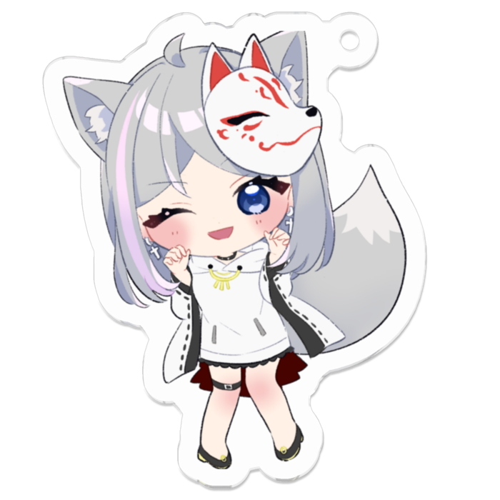 アクリルキーホルダー - 50 x 50 (mm)