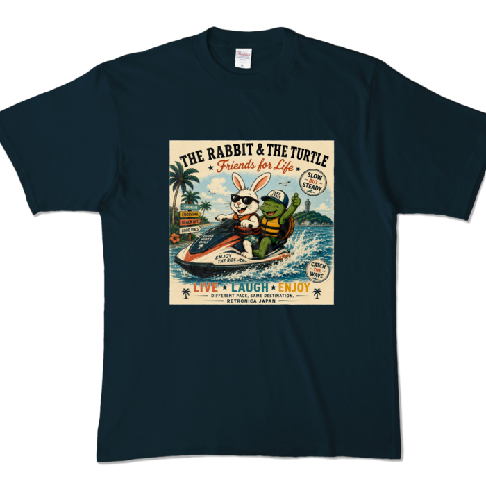 カラーTシャツ - XL - ネイビー (濃色)