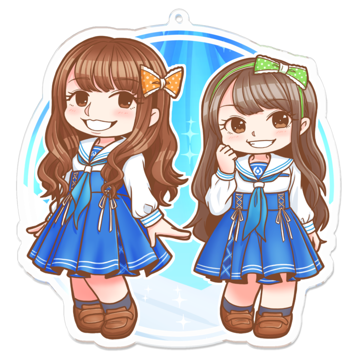 アクリルキーホルダー - 100 x 100 (mm)