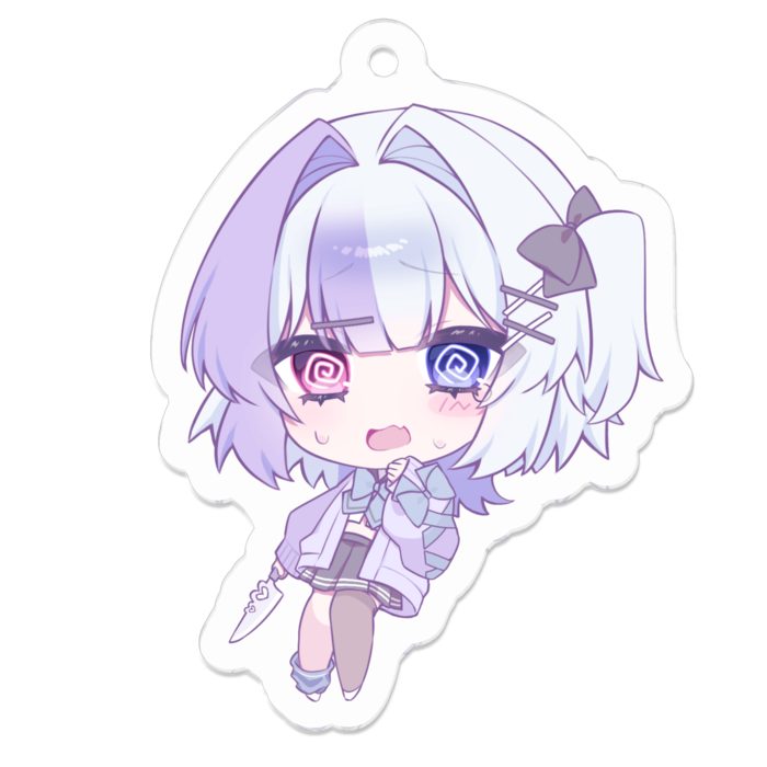 アクリルキーホルダー - 50 x 50 (mm)