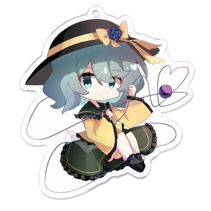 アクリルキーホルダー - 70 x 70 (mm)