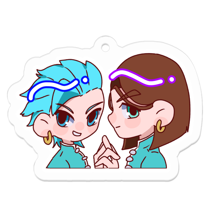 アクリルキーホルダー - 50 x 50 (mm)