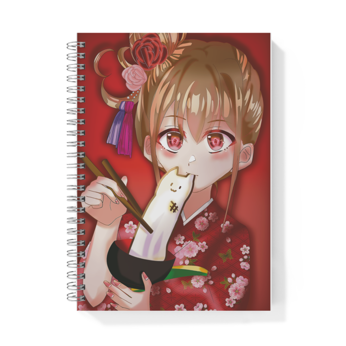 餅食ってる少女