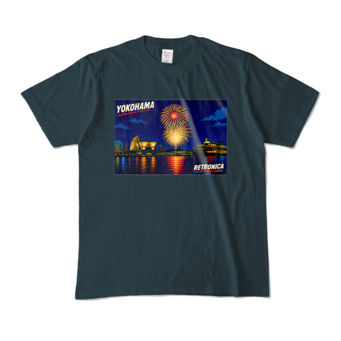 カラーTシャツ - M - デニム (濃色)