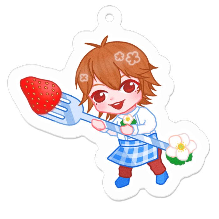 アクリルキーホルダー - 50 x 50 (mm)