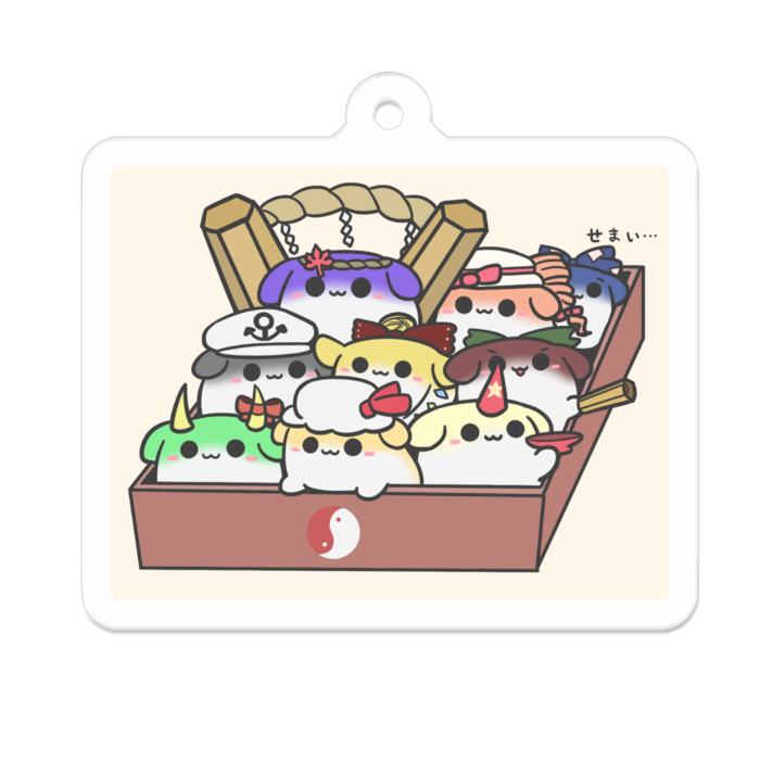 アクリルキーホルダー - 50 x 50 (mm)