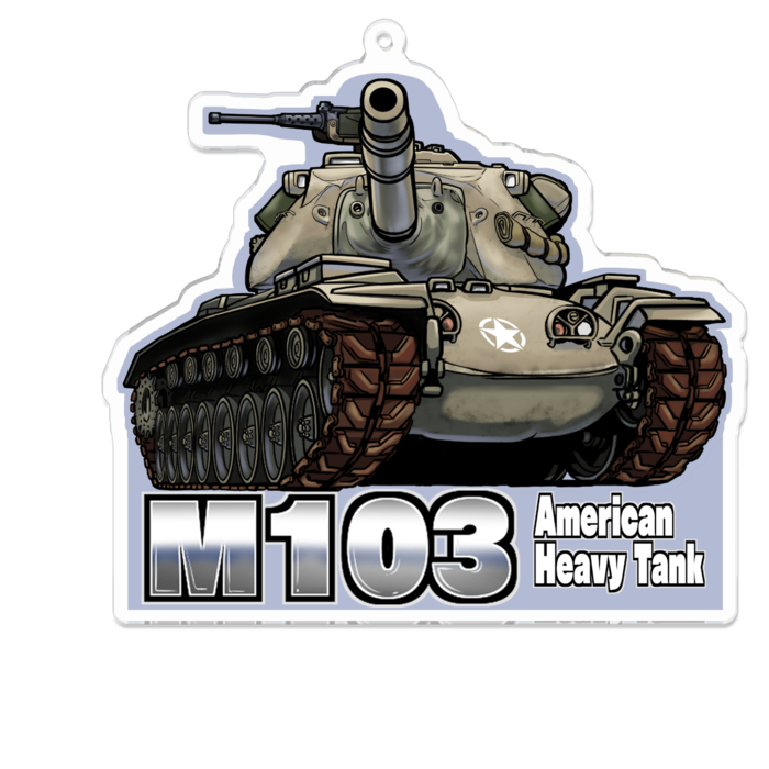 アクリルキーホルダー - 100 x 100 (mm)