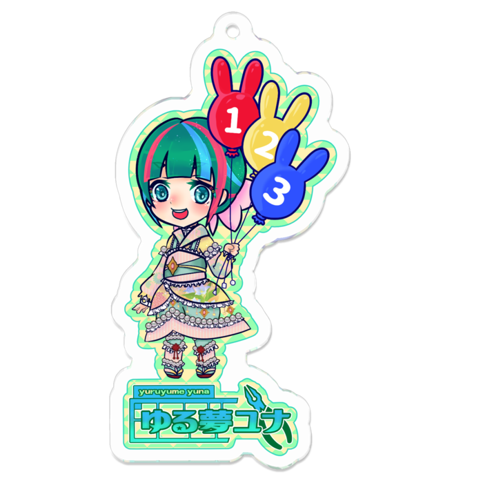 アクリルキーホルダー - 70 x 70 (mm)