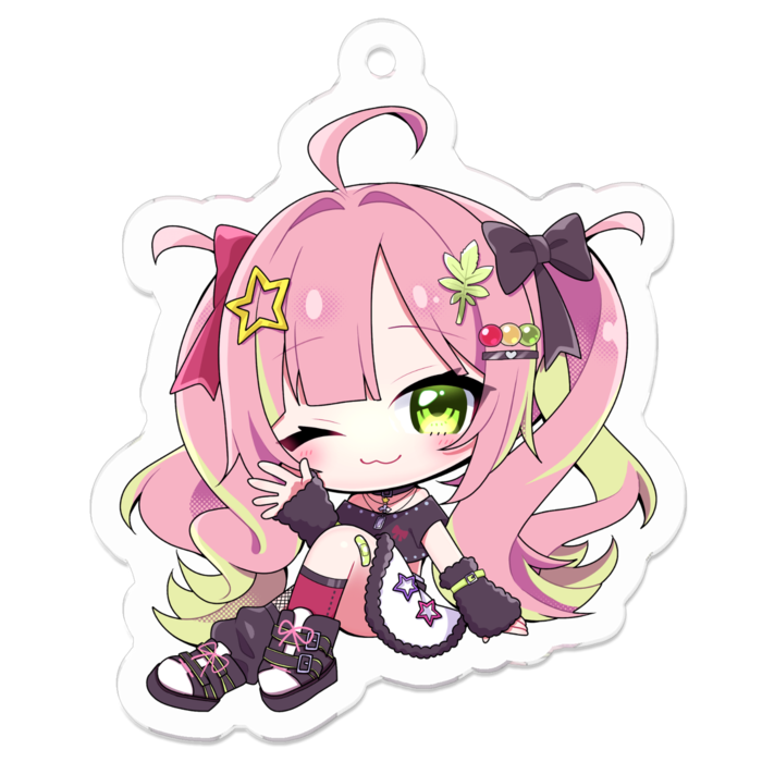 アクリルキーホルダー - 50 x 50 (mm)