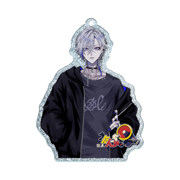 ラメアクリルキーホルダー - 70 × 70mm