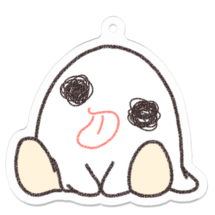 アクリルキーホルダー - 50 x 50 (mm)